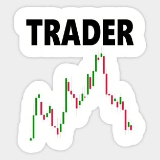 Trader Forex market Sticker